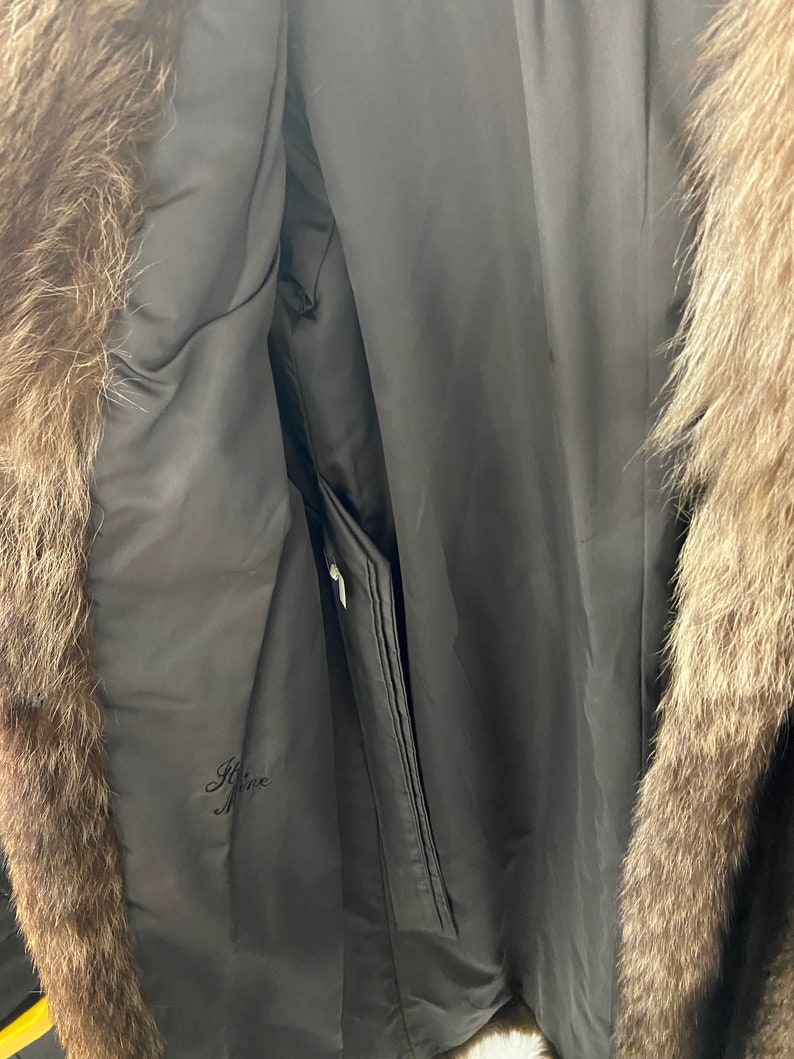 Real Beaver Fur Coat - Etsy