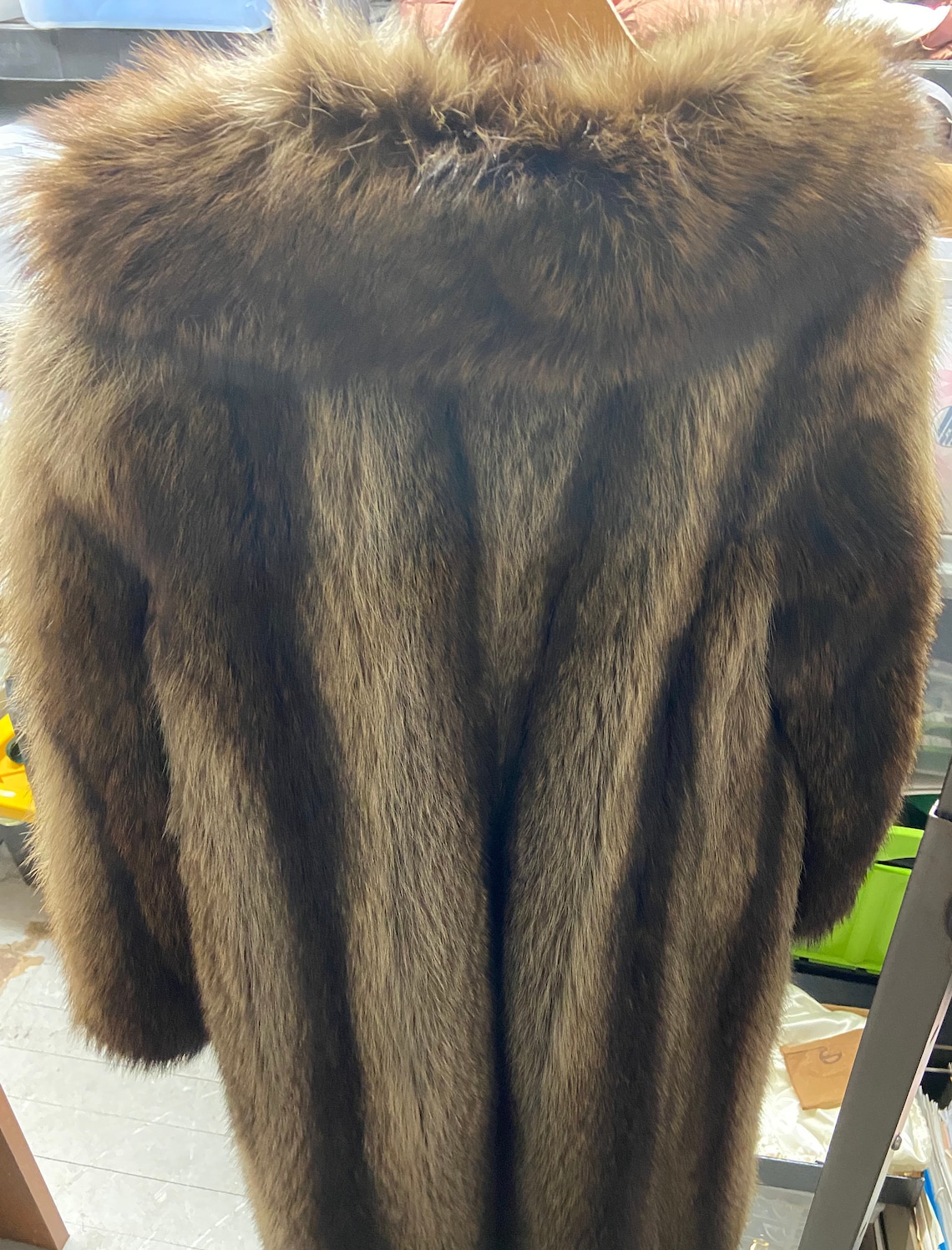 Real Beaver Fur Coat Etsy