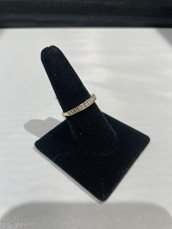 Diamomo 10K Solid Yellow Gold Snake Ring – Size 6.5 – Diamond Cut Band