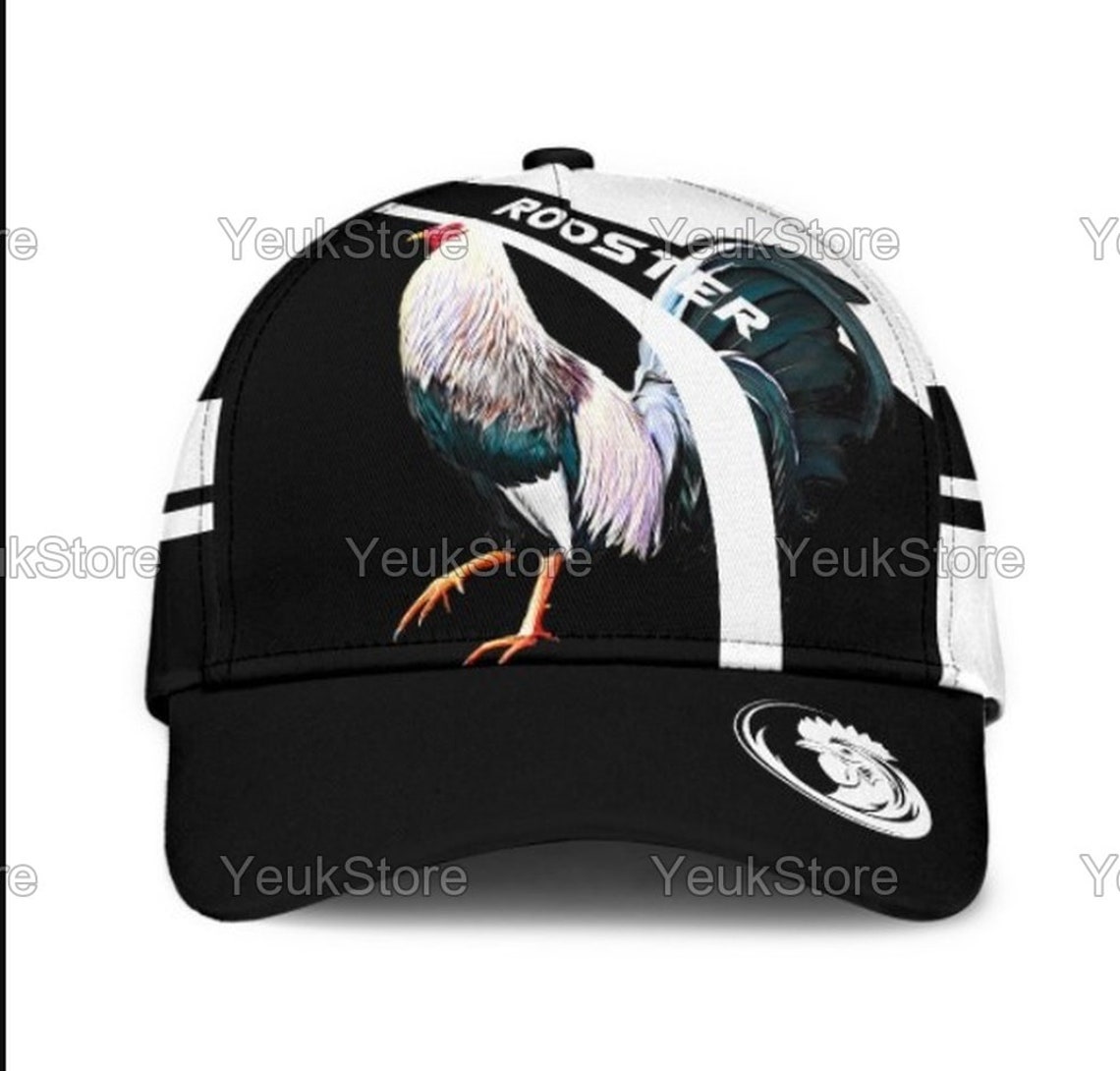 Personalized Rooster Baseball Cap Printed 3DRooster Gift Hat Etsy