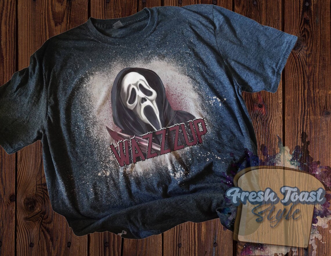 Wazzup Scream Tshirt Horror Movie Tees Sublimation Etsy UK