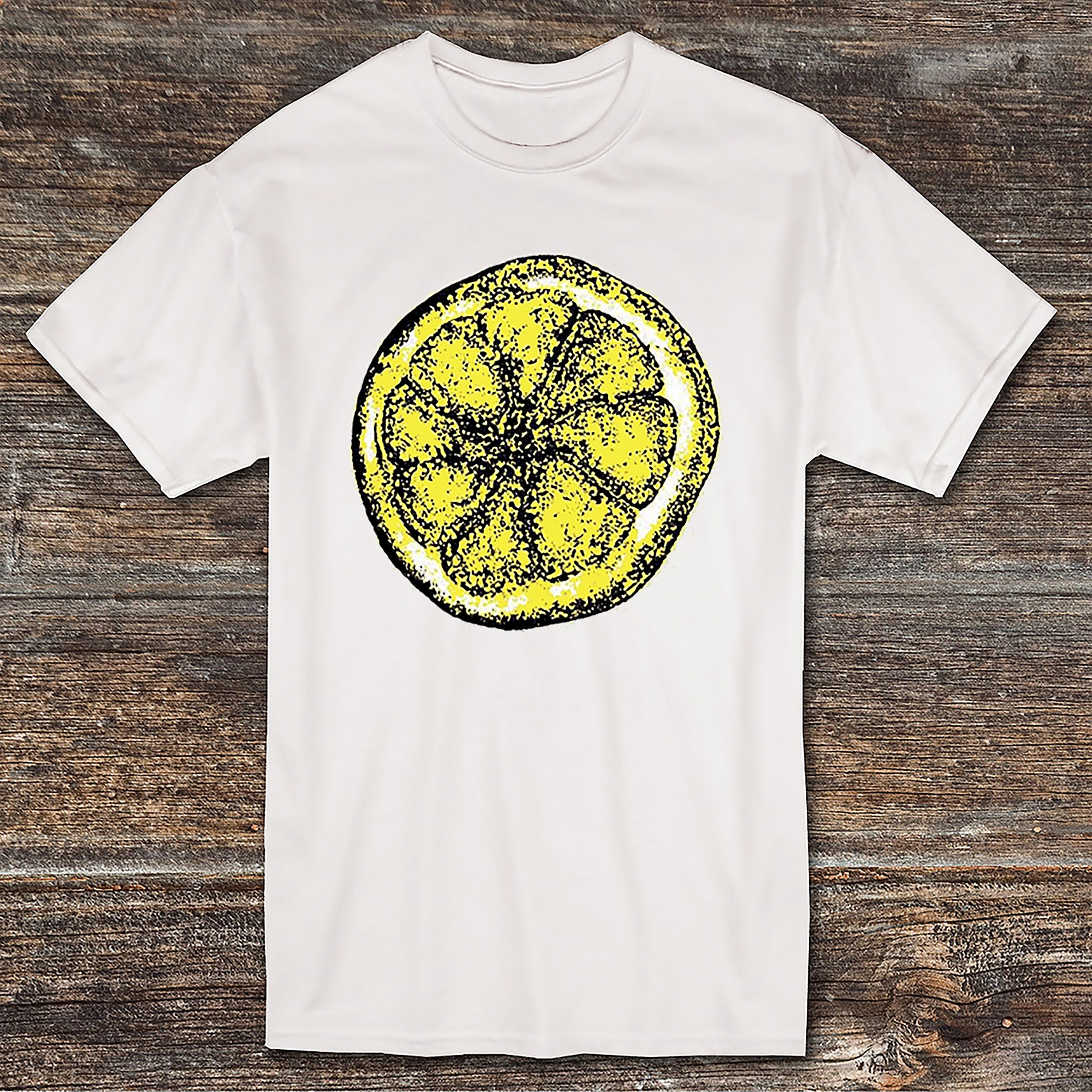 stone roses t shirt lemon