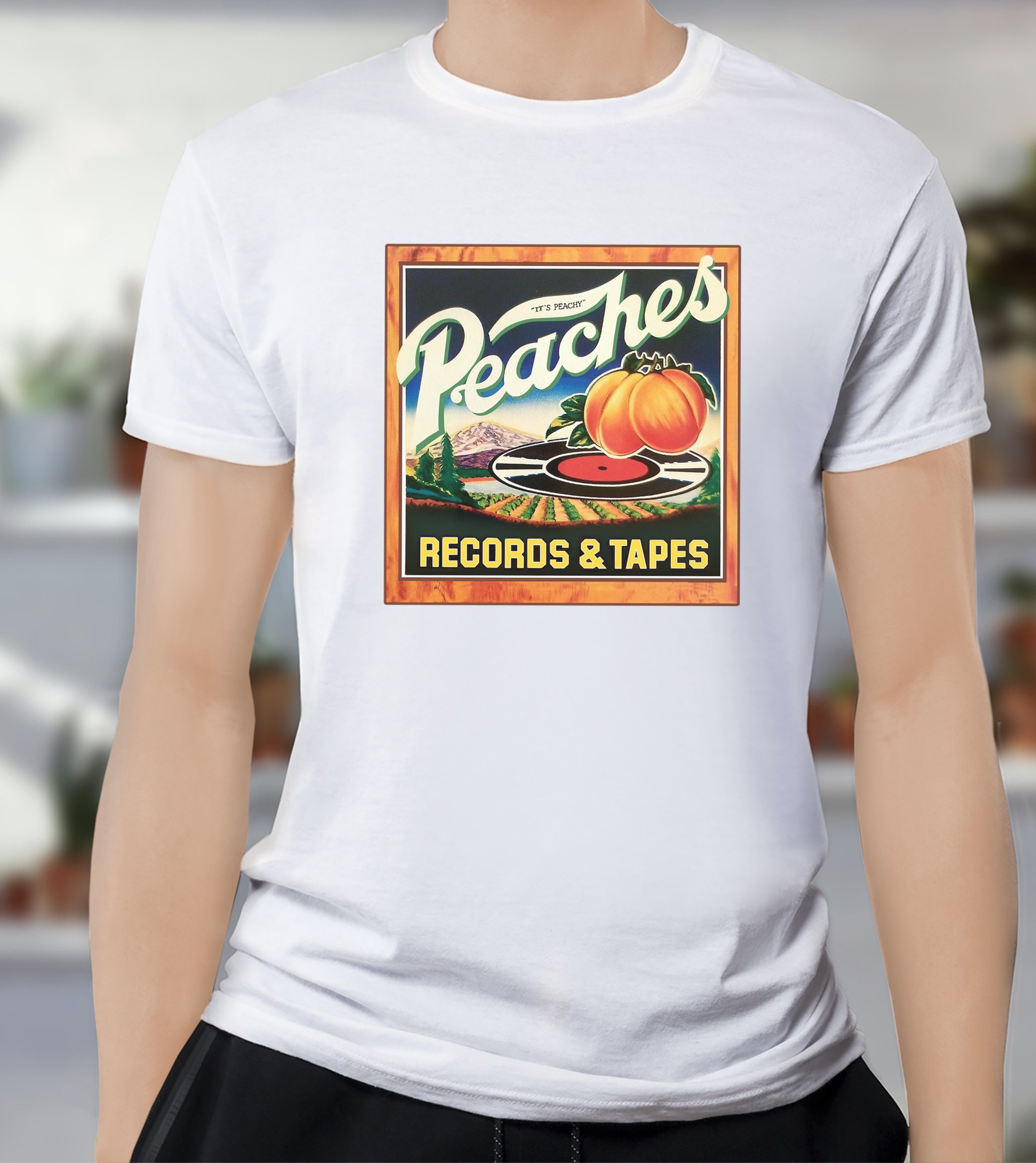 Peaches Records and Tapes Tshirt Vintage Records tapes Etsy