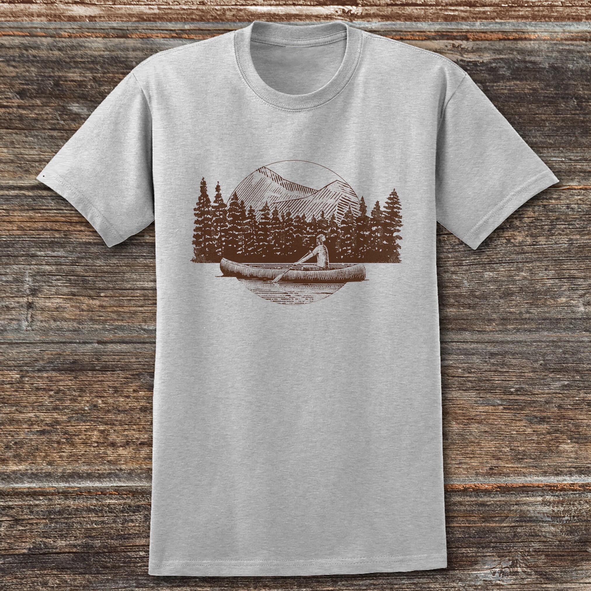 Nature TShirt Canoe Kayak TShirt or Canoe Gift Etsy