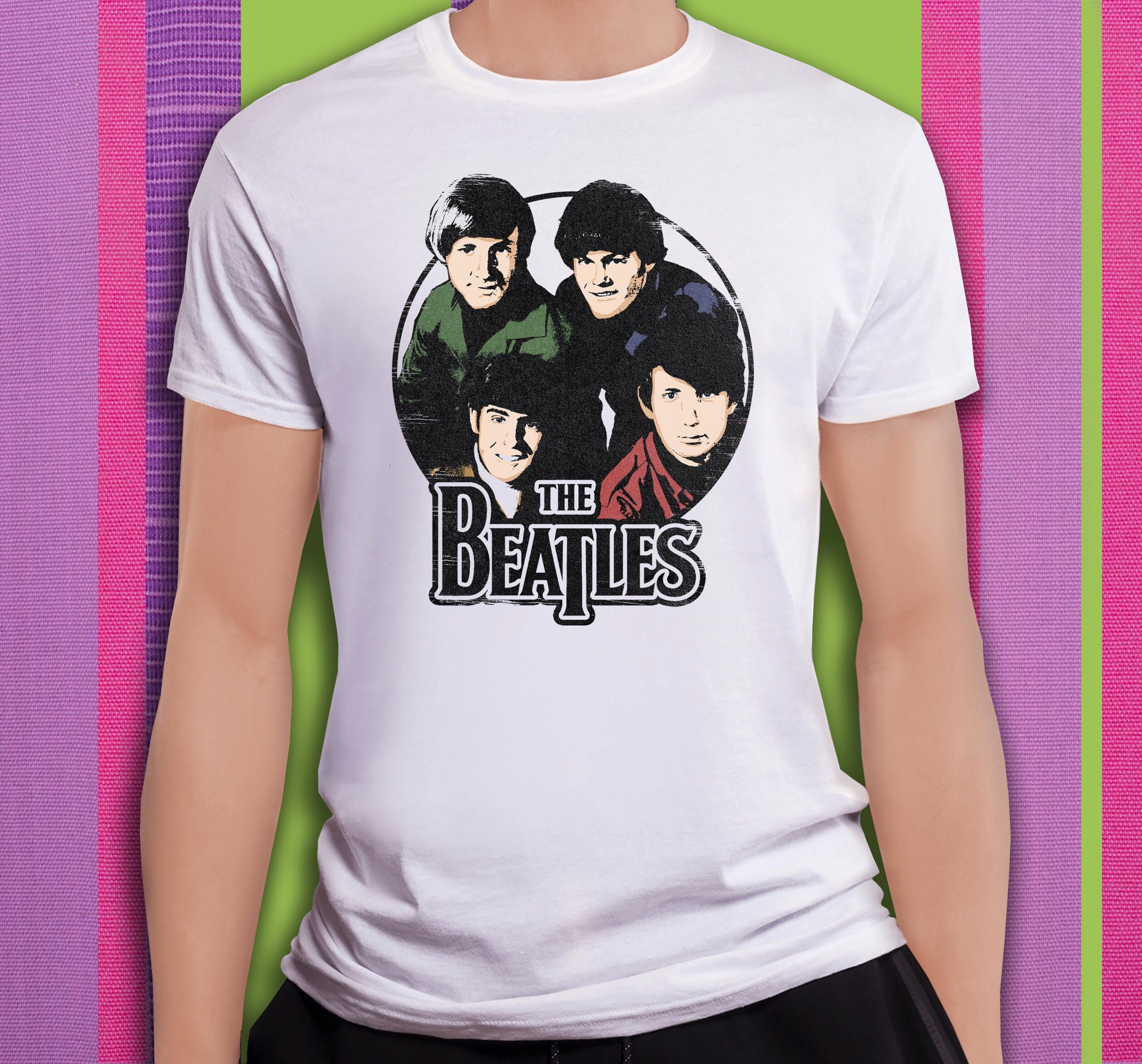 The Beatles Funny T-shirt the Monkees Funny T-shirt Beatles - Etsy