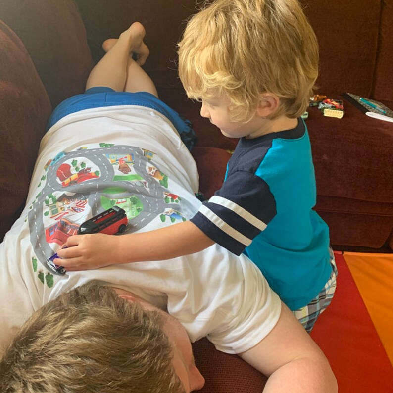 Car Play Mat Shirt for Dad Back Side of Tshirt Etsy