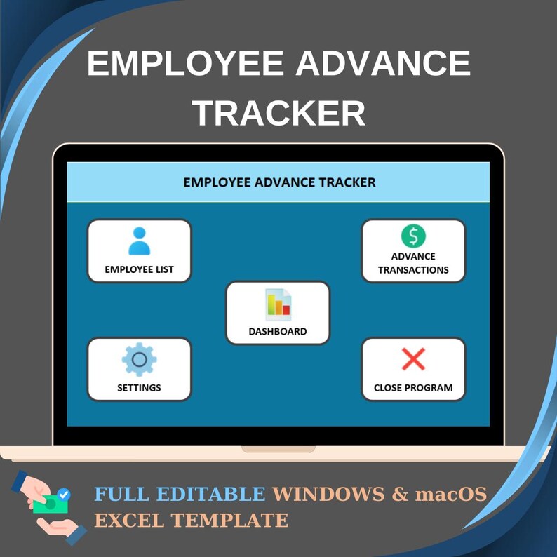 Employee Advance Tracker: Excel Template, Staff Loan Management ...