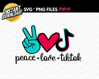 Free Free Peace Love Tiktok Svg Free 762 SVG PNG EPS DXF File