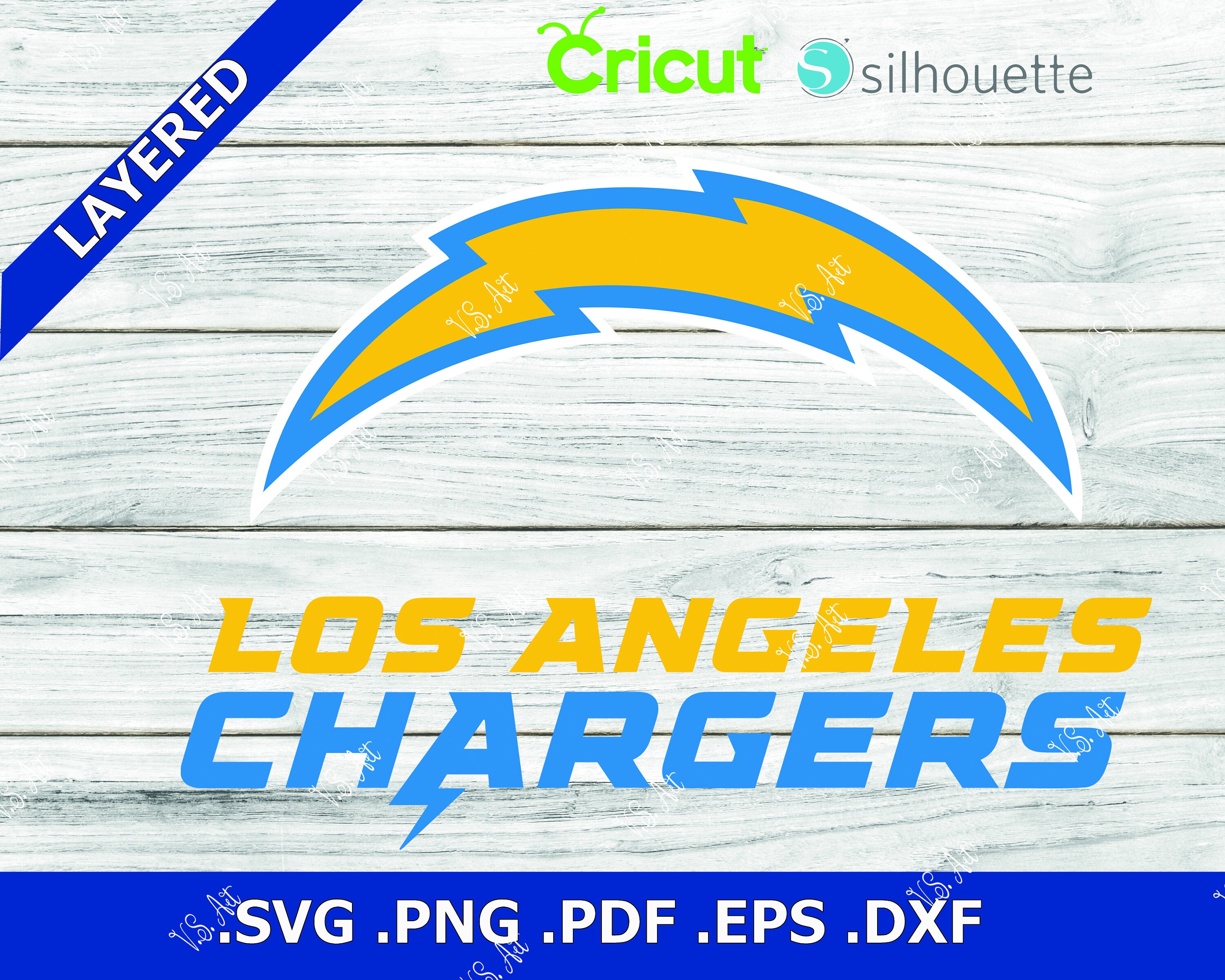Los Angeles Chargers 2 Svg Png Los Angeles Chargers logo | Etsy