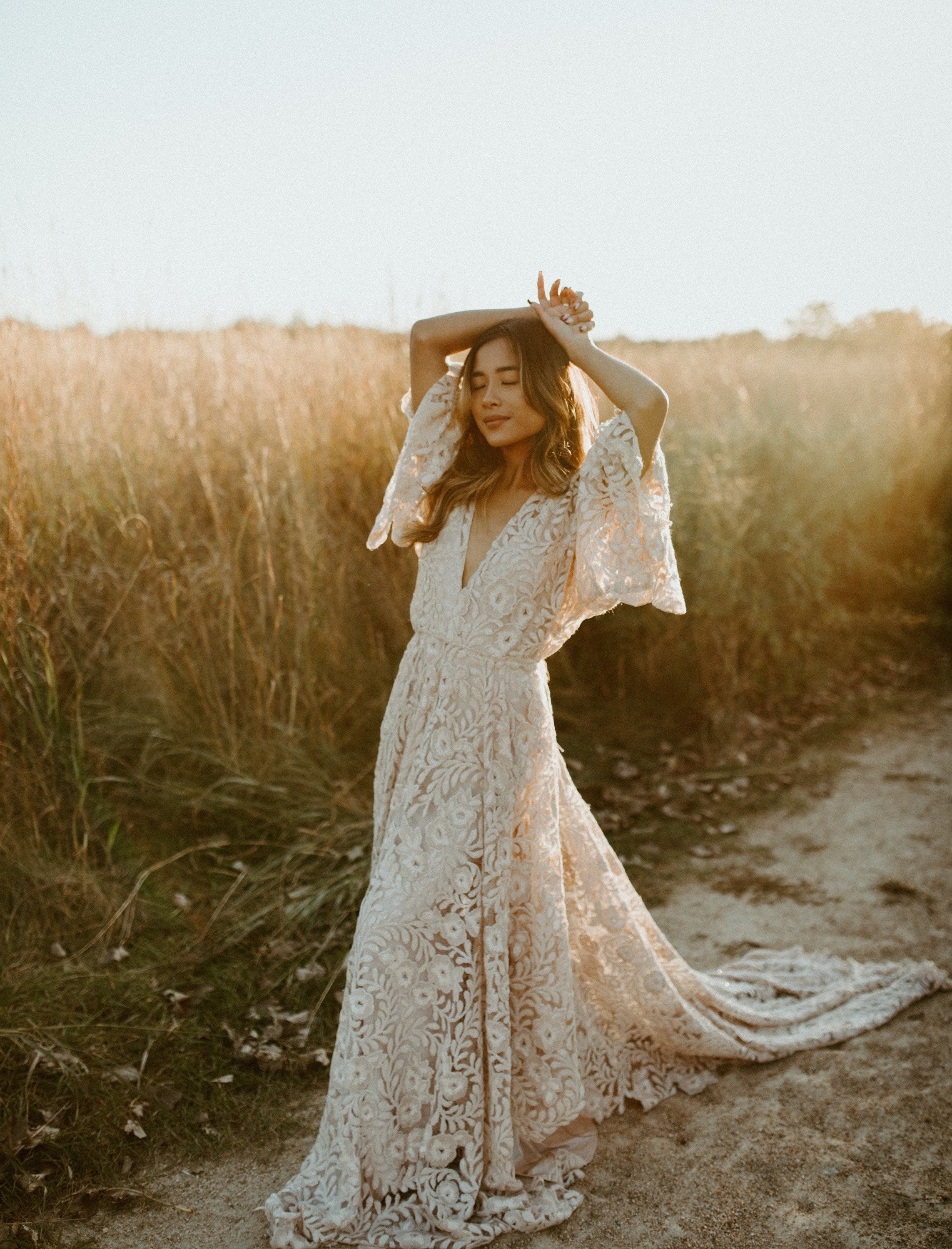 Boho Chic Clothing, Summer Cotton Poncho, Rustic Wedding Dress