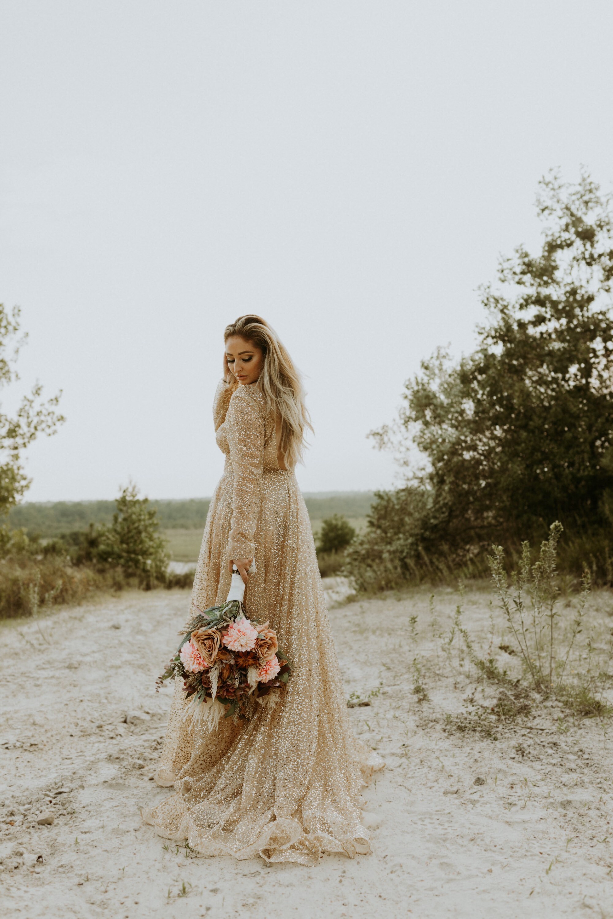 Gold Shimmer Dress Wedding Dress Sequin Dress Photoshoot | Etsy