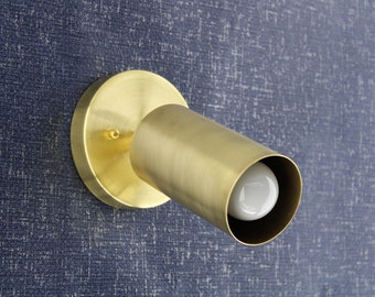 Brass- Rotating  Spotlight - Directional Lighting - Spot Light - Modern Lighting - Ceiling Lights- Ceiling Fixture - Mood Lighting