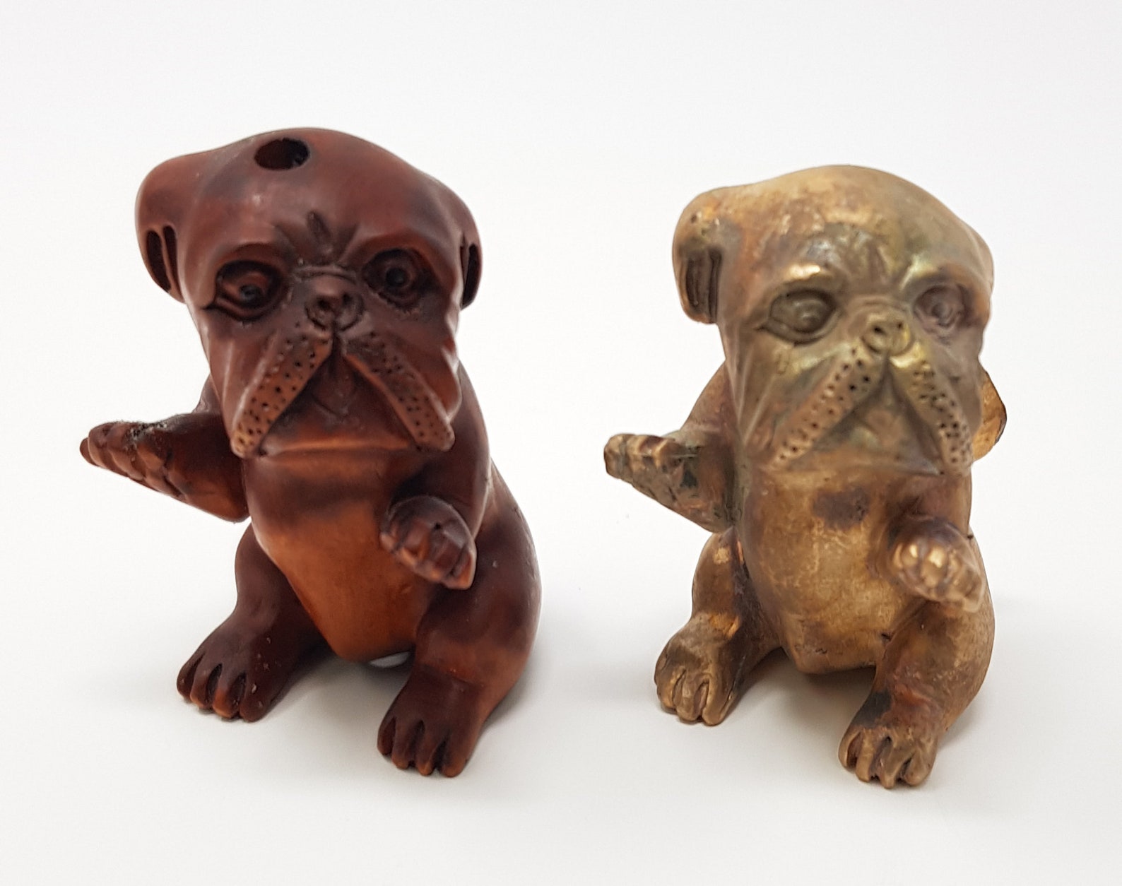 French Bulldog solid brass figurine Etsy