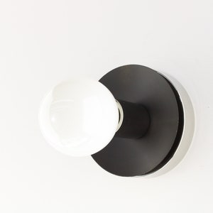 Individual Lighting Nickel and Black - Brass Fixture - Sconce Wall Lamp - Minimalist Lighting - Modern Brass Light