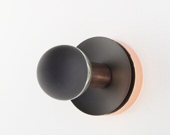 Individual Lighting Copper and Black - Brass Fixture - Sconce Wall Lamp - Minimalist Lighting - Modern Brass Light