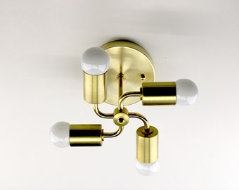 Helice Ceilling - Brass Lighting - Kitchen Ceilling - Modern Ceiling Light - Art Deco Lamps - Ceiling lamp