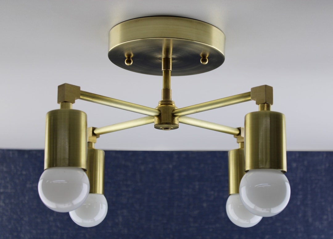 Gold Ceilling - Brass Lighting - Kitchen Ceilling - Modern Ceiling ...