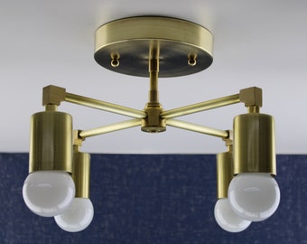 Gold Ceilling - Brass Lighting - Kitchen Ceilling - Modern Ceiling Light - Art Deco Lamps - Ceiling lamp