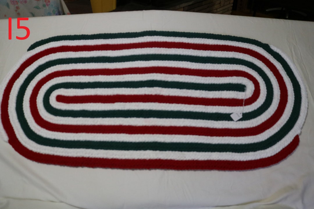 46 by 24 Christmas Throw Rug Super Soft Double Thick Etsy
