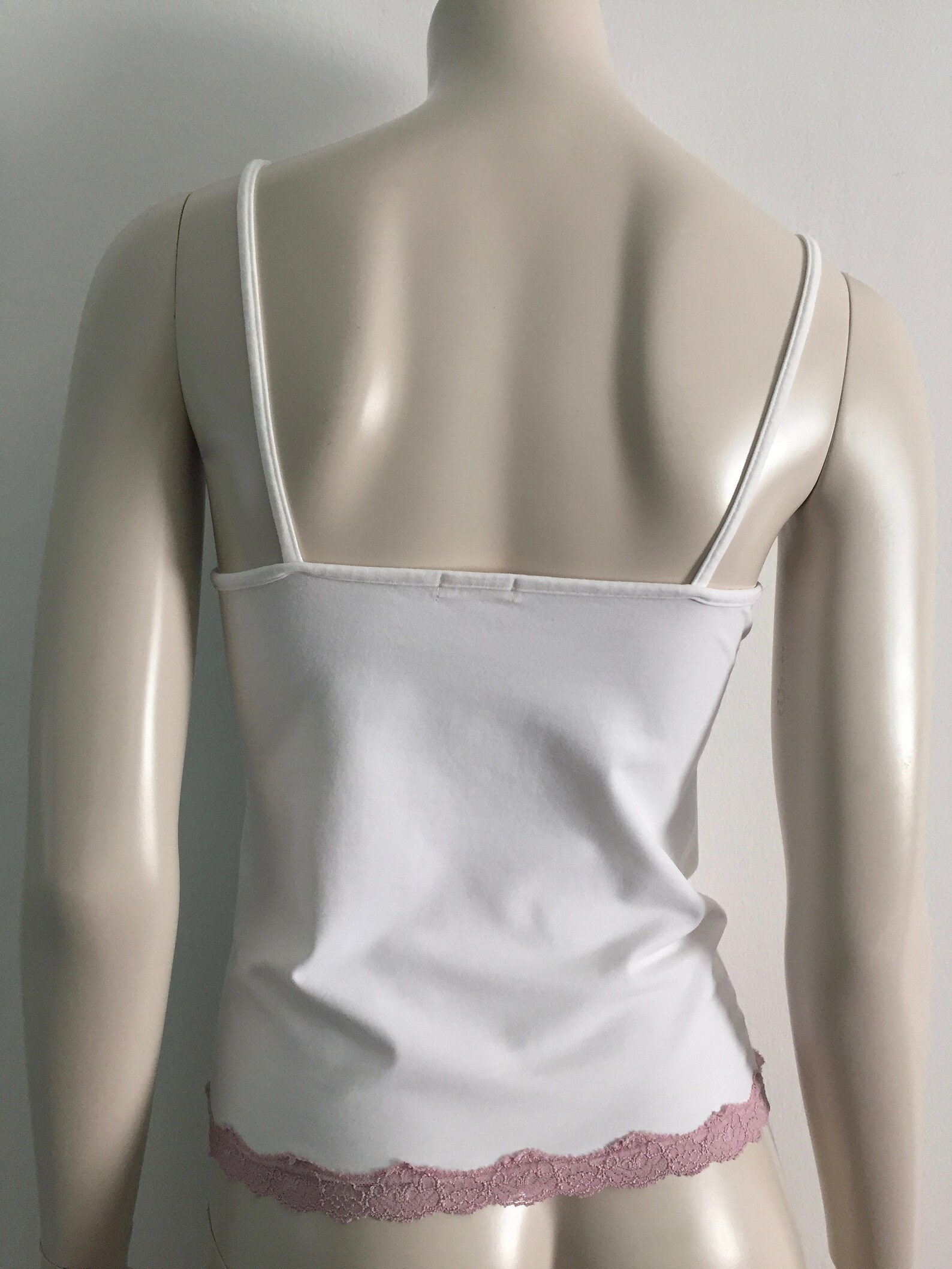 Vintage Women's White Sexy Lingerie Cotton Camisole Dusty - Etsy UK