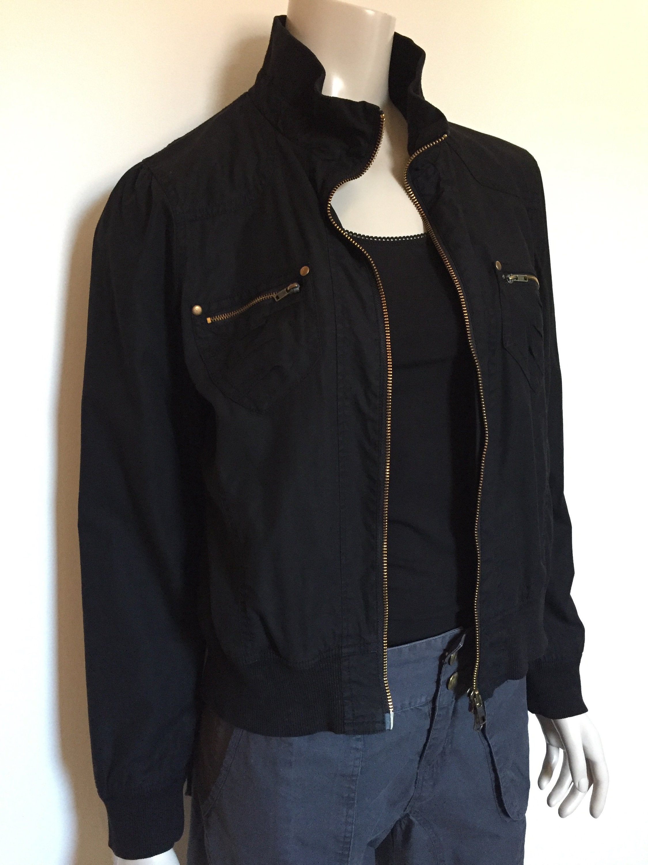 Vintage Women's Black ICHI Jacket -
