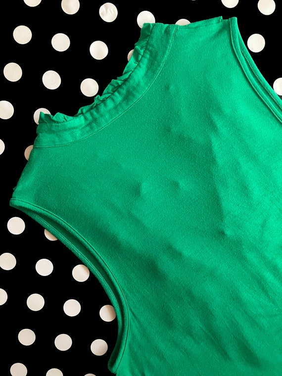 Vintage Women’s Viscose Elastane Blend Green Top … - image 9