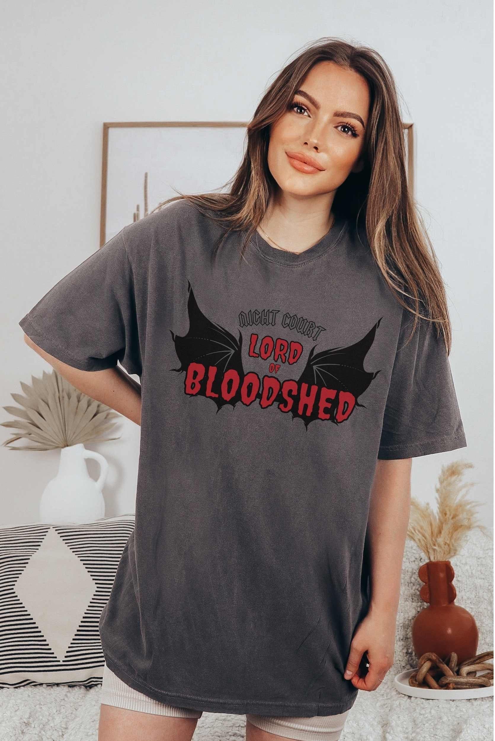 Discover ACOTAR Lord of Bloodshed Shirt, Bat Boys Shirt, Night Court