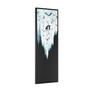 The raven calls her - Gallery Canvas Wraps, Vertical Frame