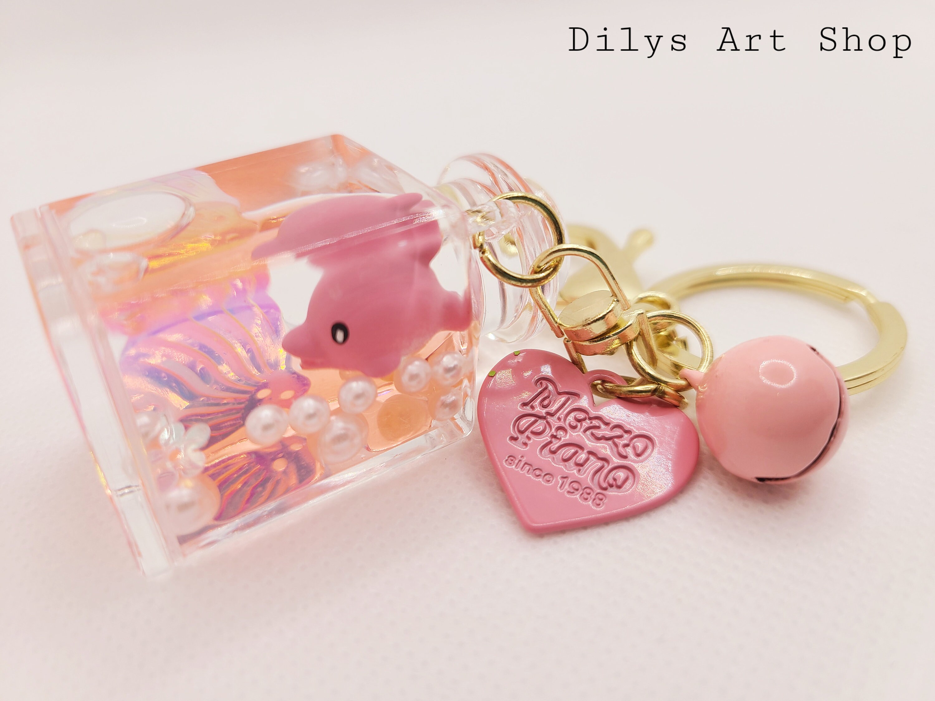 Cute Liquid Bottle Animal Keychain with Mini Bell and Nice Tag Etsy