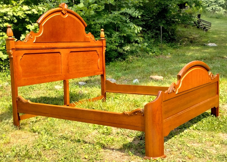 Lexington Victorian Mansion King Size Bed Frame Includes Slats Etsy