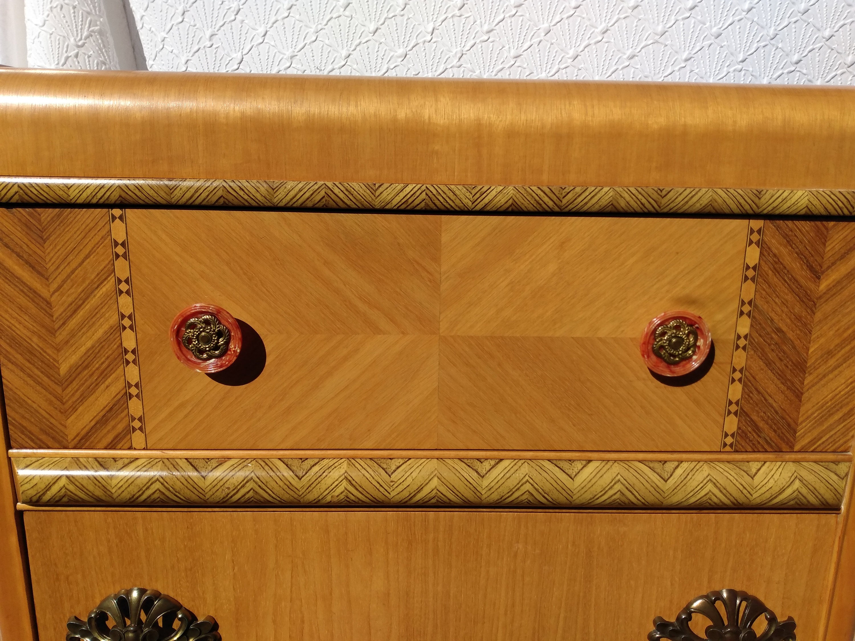 Absolutely Beautiful Antique Art Deco Dresser. Part of a Full Etsy