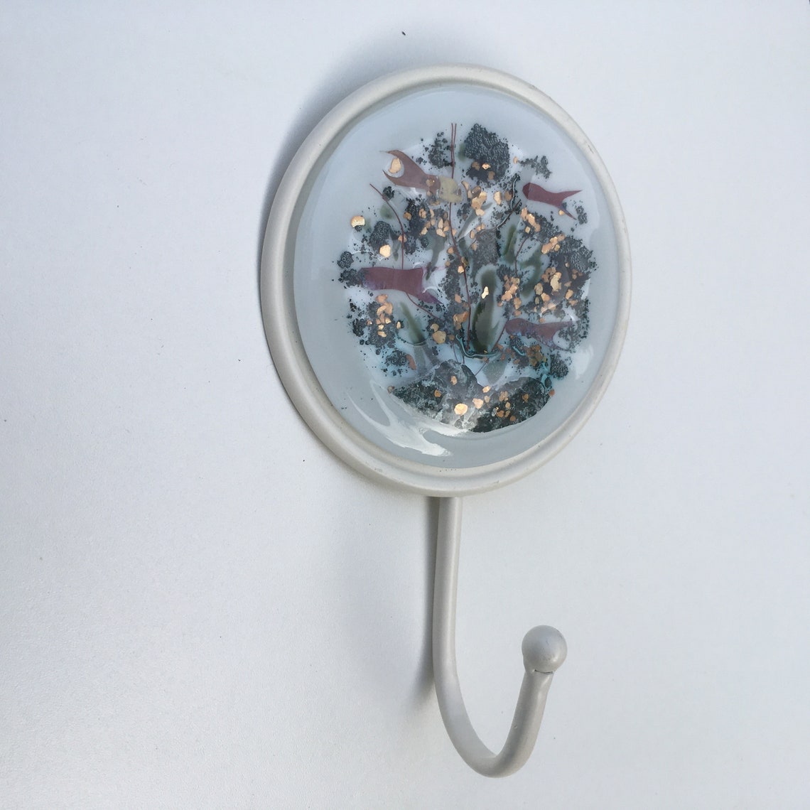 Unique, Decorative, Glass, and Metal Coat Hook Etsy UK