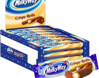 Milky Way Crispy Rolls 24 Pack, case of 24