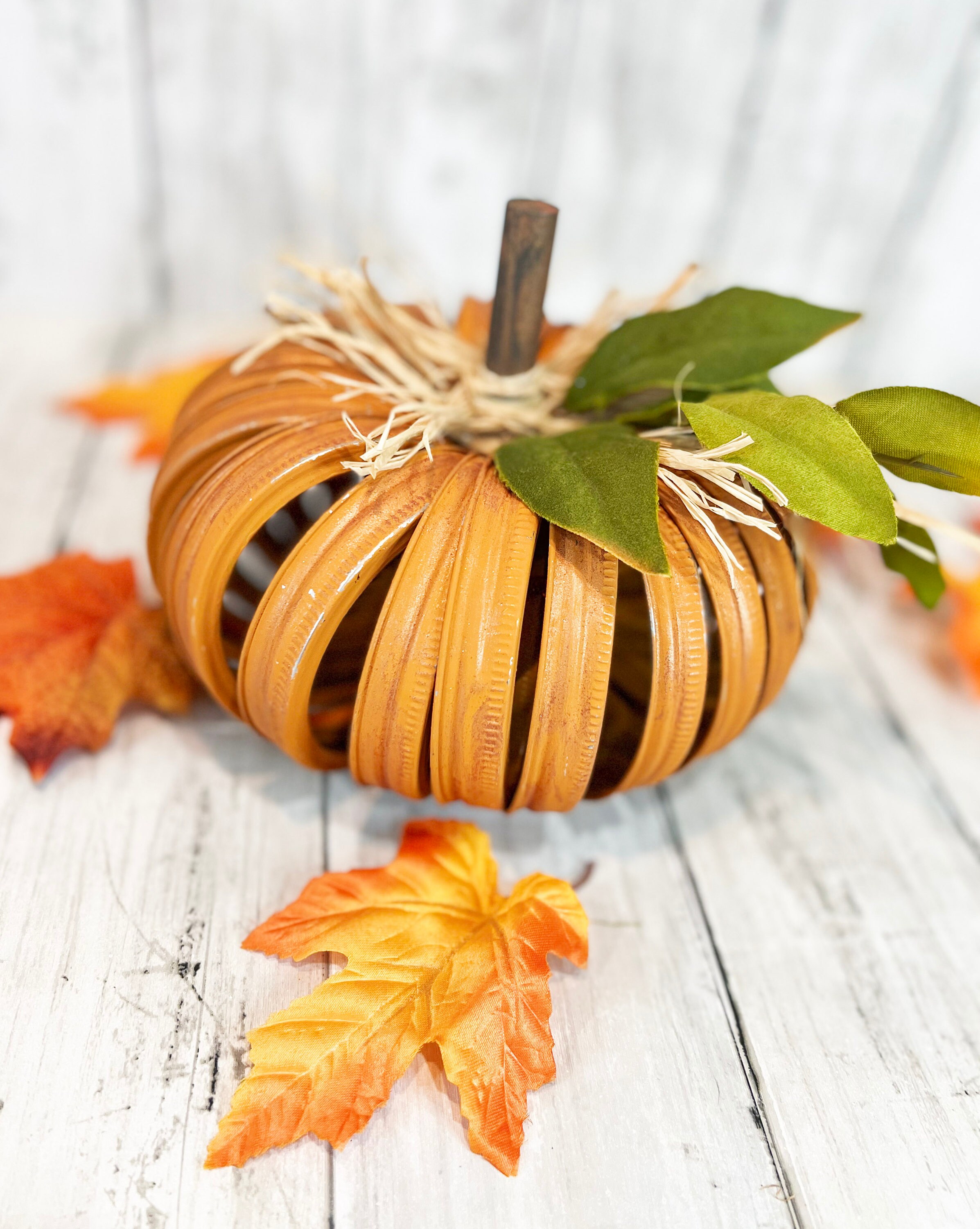 Mason Jar Lid Pumpkins Canning Jar Lid Pumpkin Orange Etsy