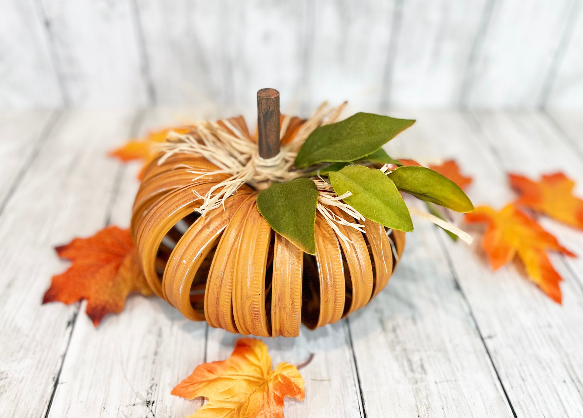 Mason Jar Lid Pumpkins Canning Jar Lid Pumpkin Orange Etsy