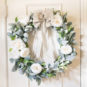 Farmhouse Door Wreath |Front Door Wreath | Wreath Decor | Door Decor