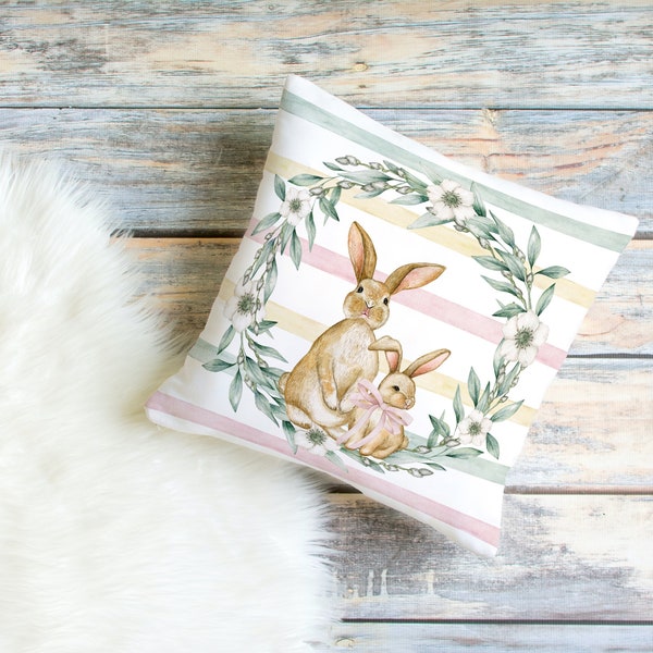 Easter Pillow Decor,  Easter Farm Decor, Spring Pillows, Happy Easter Decor, Spring Decor Throw Pillows, Holiday Decor, Spring Decor, Easter