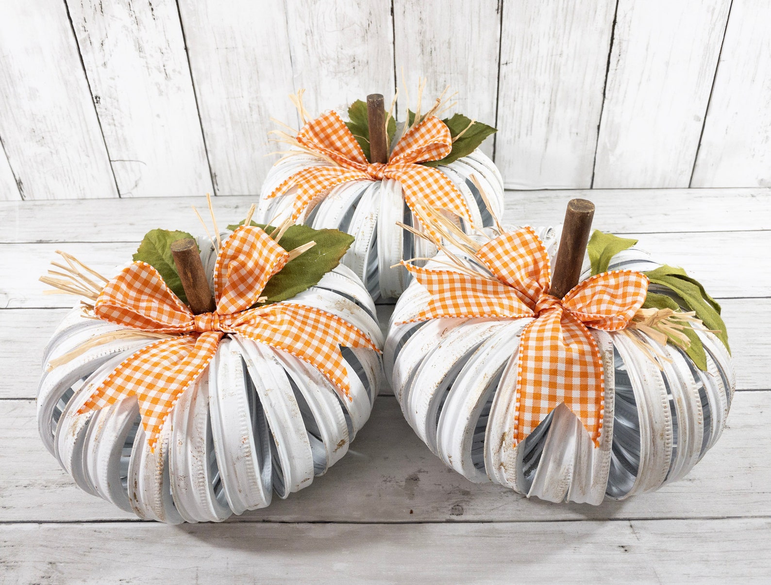 Mason Jar Lid Pumpkins Canning Jar Lid Pumpkin White Etsy