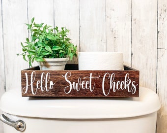 Bathroom Decor Box Toilet Paper Holder Wood Tank Box Paper Storage Basket with Artificial Flower Bathroom Kitchen Table Counter Funny Farmhouse Rustic Home Decor Bathroom Decor Box Toilet Paper Holder Wood Tank Box Paper Storage Basket with Artificial Flower Bathroom Kitchen Table Counter Funny Farmhouse Rustic Home Decor