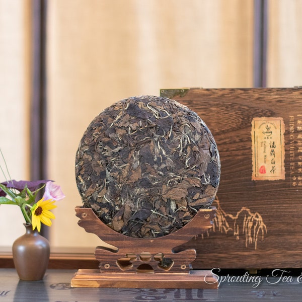 2009 Aged White Tea Cake Bai Mudan from FuDing - Great Gift