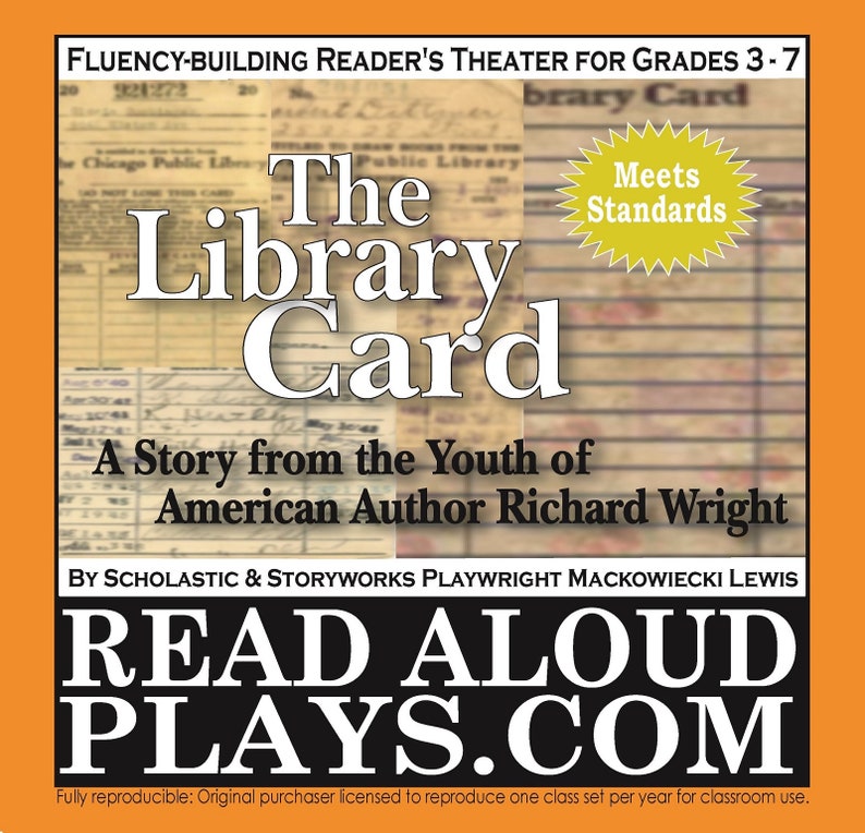 The Library Card Black History Reader's Theater - Etsy