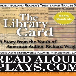 The Library Card Black History Reader's Theater | Etsy