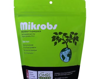 Mikrobs - Mikrobielles Superpack. Organisches Wachstumsstimulans. Pflanzen revitalisieren