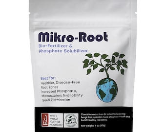 Mikro-Root, Trichoderma-schimmels voor gezonder wortelbeheer. Los vast fosfaat in de bodem op zodat het direct beschikbaar is voor planten