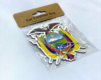 Ecuador Crest Car freshener Ambientador Coche Escudo Ecuador