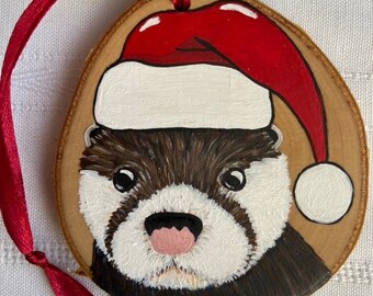 Hand Painted Otter Ornament