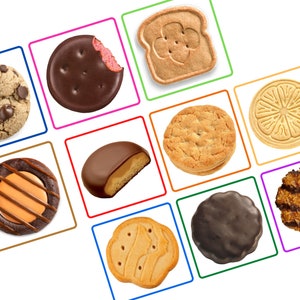 Girl Scout Cookie Memory Game - ABC Bakers