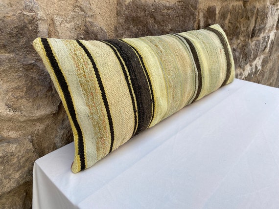 Throw Lumbar Pillow Cover Boho Long Bed Pillow Lumbar Pillow