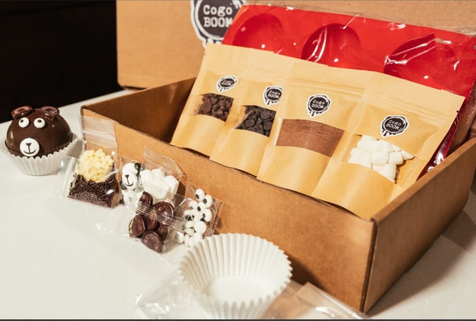 DIY Hot Chocolate Cocoa Bomb Kits Gift Etsy