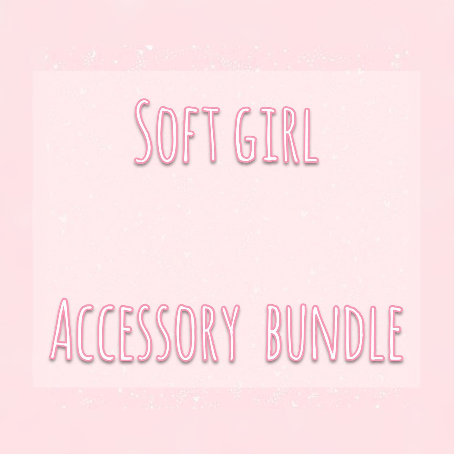 Soft Girl accessory Bundle Etsy